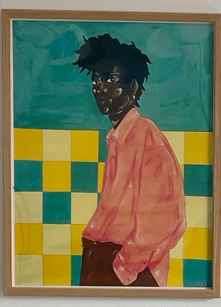 Affiche d’Art A3 Edition limitée Titrée L’Attente, état: Neuf avec étiquette, 12,00 €, 13,30 € Protection acheteurs incluse