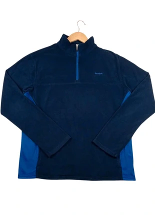 Polaire Reebok vintage bleu marine homme demi zip col montant sportwear rétro - Taille M, marque: Reebok, état: Très bon état, taille: M, 15,00 €, 16,45 € Protection acheteurs (Pro) incluse