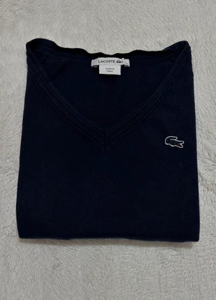 Pull Long en Coton Bleu Marine Lacoste - Taille M, brand: Lacoste, condition: Very good, size: M / 38 / 10, €25.00, €26.95 includes Buyer Protection