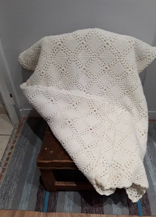 Dessus de lit /canapé crochet vintage 1970's, merk: Vintage Chic, staat: Heel goed, € 25,00, € 26,95 inclusief Kopersbescherming