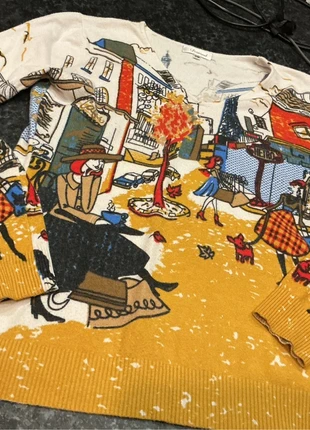 Pull bariolé, marque: Damod, état: Très bon état, taille: S / 36 / 8, 5,00 €, 5,95 € Protection acheteurs incluse