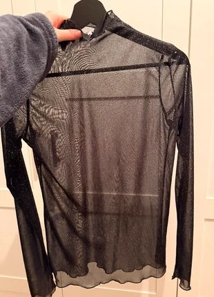 Zwarte meshtop met glitters, brand: Most Wanted, condizioni: Ottime, taglia: M / IT 42 / EU 38, €5.50, €6.48 include la Protezione acquisti