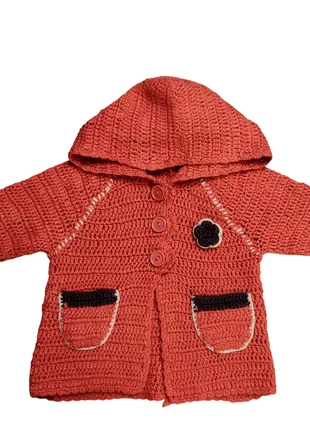 Magnifique cardigan type tricot en laine (30%) vintage, brand: Vintage Dressing, condition: New without tags, size: 9-12 months / 74 cm, €5.90, €6.90 includes Buyer Protection