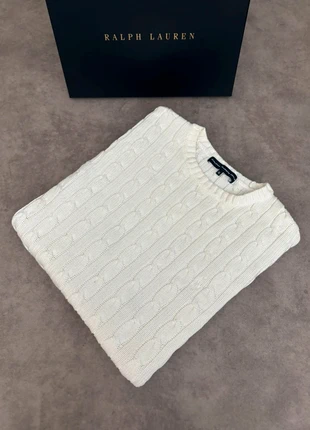 Pull ras de cou Ralph Lauren blanc logo blanc femme taille XL, marque: Ralph Lauren, état: Très bon état, taille: XL / 42 / 14, 40,00 €, 42,70 € Protection acheteurs incluse