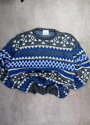 Pull Vintage 90s Norvégien Jacquard Bleu Électrique Gris Anthracite Oversize
Taille L, marque: Vintage Dressing, état: Très bon état, taille: L, 35,00 €, 37,45 € Protection acheteurs incluse