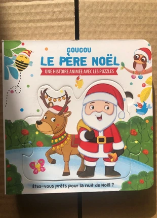 Livre Coucou le Père Noël puzzle, état: Neuf avec étiquette, 3,00 €, 3,85 € Protection acheteurs incluse