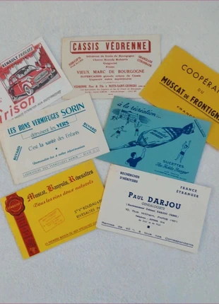 🧼 Lot de buvards publicitaires anciens – Vintage années 50/60, état: Bon état, 9,99 €, 11,19 € Protection acheteurs incluse