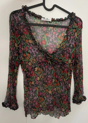 Sheer Floral Top, brand: Top Vintage, condizioni: Ottime, taglia: S / IT 40 / EU 36, €4.50, €5.43 include la Protezione acquisti
