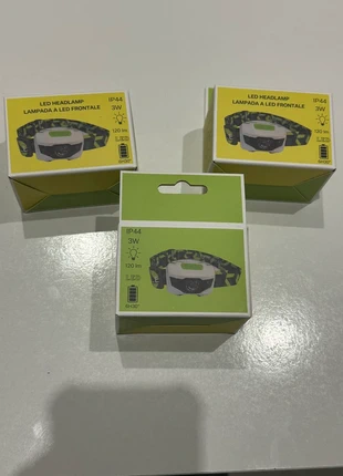 3 lámparas para la cabeza, marque: La Marca, état: Neuf avec étiquette, 11,99 €, 13,29 € Protection acheteurs incluse