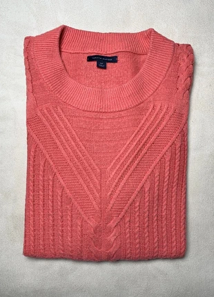 Pull Tommy Hilfiger corail – Maille torsadée élégante – Taille S, marke: Tommy Hilfiger, zustand: Gut, größe: S / 36 / 8, 20,00 €, 21,70 € inklusive Vinted-Käuferschutz