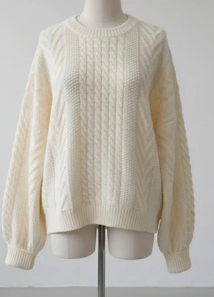 Pull Crème en Maille Torsadée Oversize ~ T M.38 Neuf, marque: Tendance, état: Très bon état, taille: M / 38 / 10, 54,99 €, 58,44 € Protection acheteurs incluse