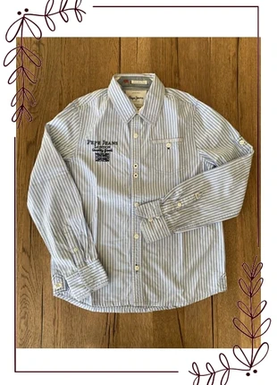 Chemise à rayures Pepe Jeans garçon 10 ans – Style british au top, marca: Pepe Jeans, estado: Muy bueno, tamaño: 10 años / 140 cm, 15,00 €, 16,45 € Protección al comprador incluida