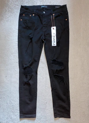 Purple Black Slim Jeans Size 34, marque: Purple, état: Très bon état, taille: W34 | FR 44, 59,50 €, 63,18 € Protection acheteurs incluse