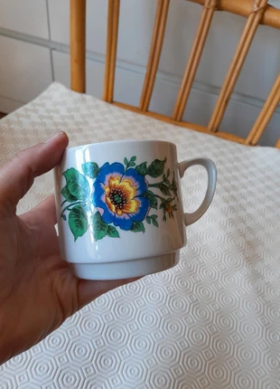 Tasse fleurs bleu, condition: Very good, €4.00, €4.90 includes Buyer Protection