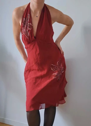 Robe rouge dos nu - BCBG Max Azria, marke: BCBGMAXAZRIA, zustand: Sehr gut, größe: L / 40 / 12, 109,00 €, 115,15 € inklusive Vinted-Käuferschutz