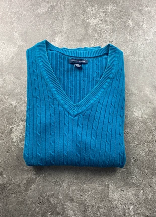Sweat col V torsadé Tommy Hilfiger femme Bleu – Taille L C9, marke: Tommy Hilfiger, zustand: Sehr gut, größe: L / 40 / 12, 14,90 €, 16,35 € inklusive Vinted-Käuferschutz