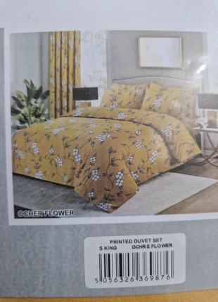 Duvet cover set SuperKing Ochre Flower, condition: New with tags, size: Super King, £17.99, £19.59 includes Buyer Protection Pro
