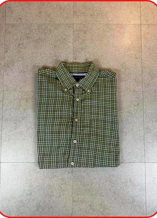 👔 Chemise Tommy Hilfiger – Carreaux verts & blancs – Taille L – Très bon état, brand: Tommy Hilfiger, condition: Very good, size: L, €28.00, €30.10 includes Buyer Protection