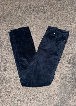 Pantalon En Velours Côtelé / Corduroy M&S Marine coton cotelé coupe slim taille 38, marque: Vintage Dressing, état: Très bon état, taille: M / 38 / 10, 8,00 €, 9,10 € Protection acheteurs incluse