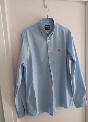 Camisa celeste de Silbon, talla L, marque: Silbon, état: Bon état, taille: 42 cm, 7,00 €, 8,05 € Protection acheteurs incluse