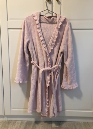 Rosa Bademantel, merk: Hunkemöller, staat: Goed, maat: S / 36 / 8, € 5,00, € 5,95 inclusief Kopersbescherming