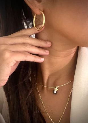 Magnifiques boucles d‘oreilles en créoles épaisses et solides modèle 3cm plaqué or, marque: créoles intemporelles, état: Très bon état, 12,00 €, 13,30 € Protection acheteurs incluse