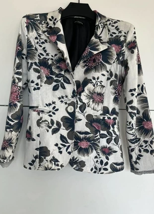 Belle veste fleurie tendance, marca: Tendance, estado: Muito bom, tamanho: S / 36 / 8, €10.00, €11.20 inclui Proteção do Comprador