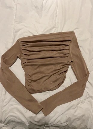 One-Shoulder Ruched crop Top /Independent Brand y2k basic top, marque: Cotton, état: Neuf sans étiquette, taille: XS / 34 / 6, 9,00 €, 10,15 € Protection acheteurs incluse