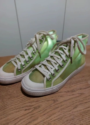 Baskets translucides , transparentes vertes Adidas Nizza , 39 ⅓., brand: adidas, condition: Very good, size: 39, €45.00, €47.95 includes Buyer Protection