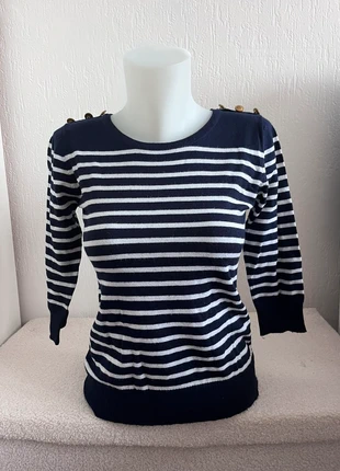 Pull femme à rayures bleues taille S, estado: Muito bom, tamanho: S / 36 / 8, €5.00, €5.95 inclui Proteção do Comprador