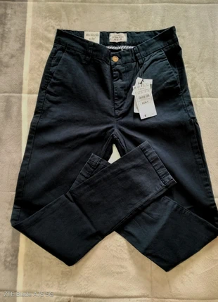 New Sfera Men Stretch Blue Pants – Size 38 EU – With Tags, marca: Sfera, estado: Novo com etiquetas, tamanho: S, €12.00, €13.30 inclui Proteção do Comprador