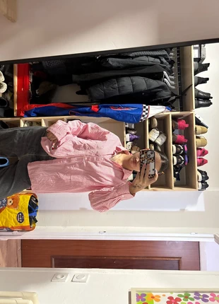 Chemise à rayures, rose, brand: H&M, condition: Very good, size: XS / 34 / 6, €5.00, €5.95 includes Buyer Protection