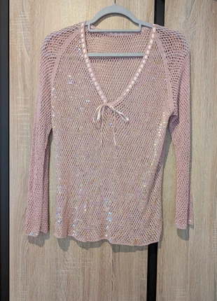 Pink sequin top, condition: Very good, size: S / UK 8-10, £10.00, £11.20 includes Buyer Protection
