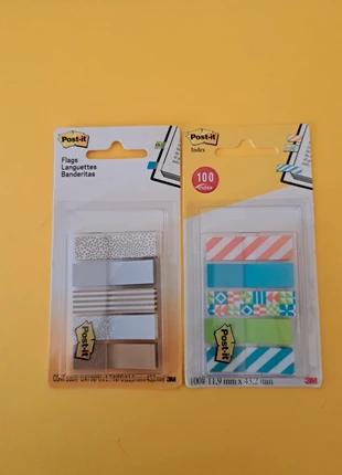 2 pakjes 3M Post-it Index flags, brand: Post-it, condizioni: Nuovo con cartellino, €5.00, €5.95 include la Protezione acquisti