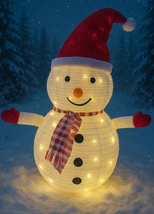 Décoration Bonhomme de Neige LED 🎄, marque: Noël, état: Neuf avec étiquette, 19,95 €, 21,65 € Protection acheteurs (Pro) incluse