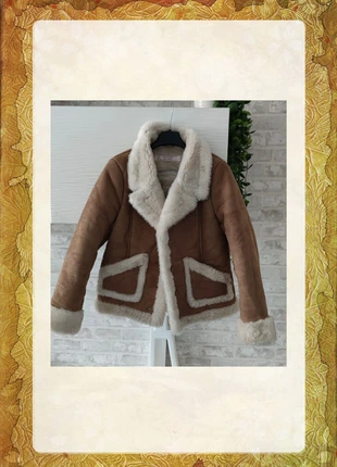 Chaqueta corta de borrego 🐑 talla 36, marque: Miss Selfridge, état: Très bon état, taille: S / 36 / 8, 18,00 €, 19,60 € Protection acheteurs incluse