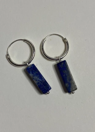 Lapis lazuli oorbellen, staat: Heel goed, € 12,00, € 13,30 inclusief Kopersbescherming
