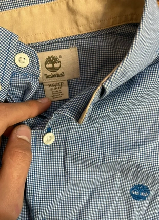 chemise bleu clair à manches courtes, donnant un style propre et soigné., marque: Timberland, état: Neuf sans étiquette, taille: XS, 13,50 €, 14,88 € Protection acheteurs incluse