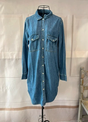 GAP Denim Shirt Dress – Size L, brand: GAP, condition: Very good, size: L / UK 16-18, £7.50, £8.58 includes Buyer Protection Pro