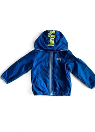 Coupe-vent Levi’s – Authentique – 12 Mois – Bleu marine (écriture jaune), marca: Levi's, estado: Muito bom, tamanho: 12-18 meses / 80 cm, €7.50, €8.58 inclui Proteção do Comprador