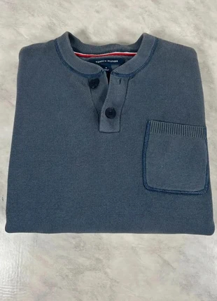 Tommy Hilfiger – Sweat/Pull col tunisien bleu marine Taille M – Pièce premium intemporelle Code 033N, marque: Tommy Hilfiger, état: Bon état, taille: M, 24,00 €, 25,90 € Protection acheteurs (Pro) incluse