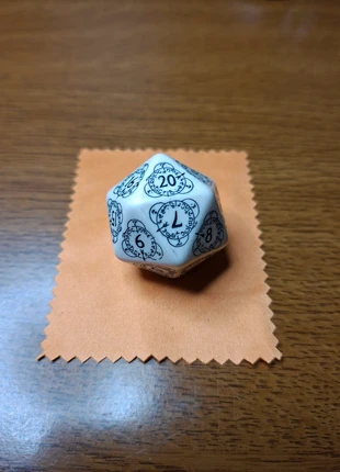 D20 Oversize Runico Bianco e Nero, marque: Dice, état: Neuf sans étiquette, 10,00 €, 11,20 € Protection acheteurs incluse