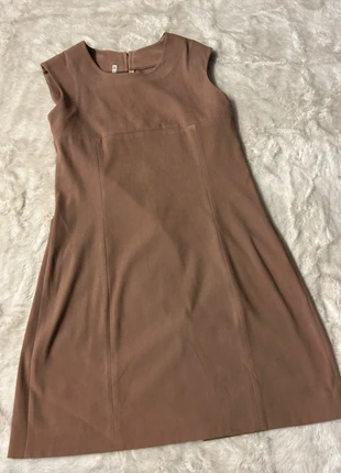 Robe – Brune – Taille 38 – Neuve – Douce avec tirette – Coton & Polyester – Vintage / Y2K, marque: Tendance, état: Neuf sans étiquette, taille: M / 38 / 10, 7,00 €, 8,05 € Protection acheteurs incluse