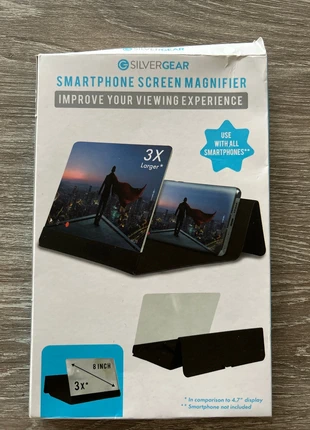 Smartphone screen magnifier, brand: silvergear, condizioni: Nuovo senza cartellino, €1.50, €2.28 include la Protezione acquisti