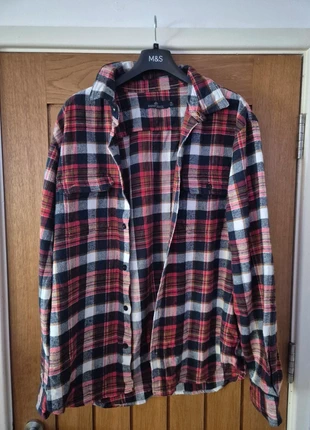 Rainforest Red Navy Check Flannel Shirt XL, brand: rainforest, condition: Very good, size: XL, £3.00, £3.85 includes Buyer Protection