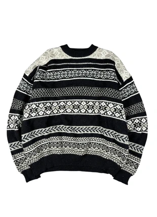 Pull coogi laine Vintage années 90 Noël Noir / Gris / Blanc - XXL, merk: Vintage Dressing, staat: Heel goed, maat: XXL, € 30,00, € 32,20 inclusief Kopersbescherming Pro