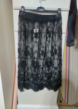 Jupe en dentelle, marque: Noir, état: Neuf sans étiquette, taille: M / 38 / 10, 6,00 €, 7,00 € Protection acheteurs incluse