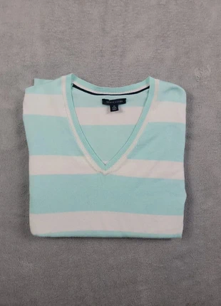 Pull Col V Tommy Hilfiger Taille XS Blanc Femme Coton Très Bon État #239, brand: Tommy Hilfiger, condition: Very good, size: XS / 34 / 6, €15.99, €17.49 includes Buyer Protection Pro