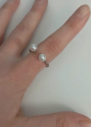 Bague acier inoxydable ajustable avec perles – tendance chic, marca: LÕU.YETU, estado: Muy bueno, tamaño: Ajustable, 1,00 €, 1,75 € Protección al comprador Pro incluida