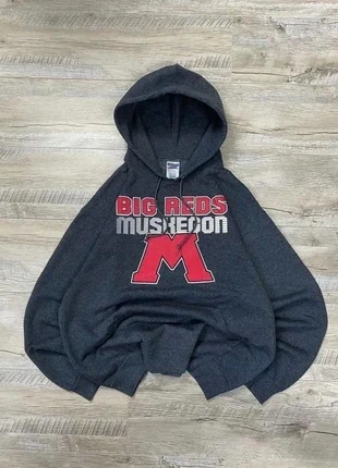 Sweat Pull à Capuche Sweater Hoodie University Big Red Muskegon Gris L Vintage Rétro USA 00s, marque: Vintage Dressing, état: Très bon état, taille: L, 17,00 €, 18,55 € Protection acheteurs incluse